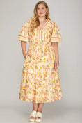 Load image into Gallery viewer, MARIANA PEACH DRESS- PLUS

