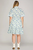 Load image into Gallery viewer, delilah plus blue dress
