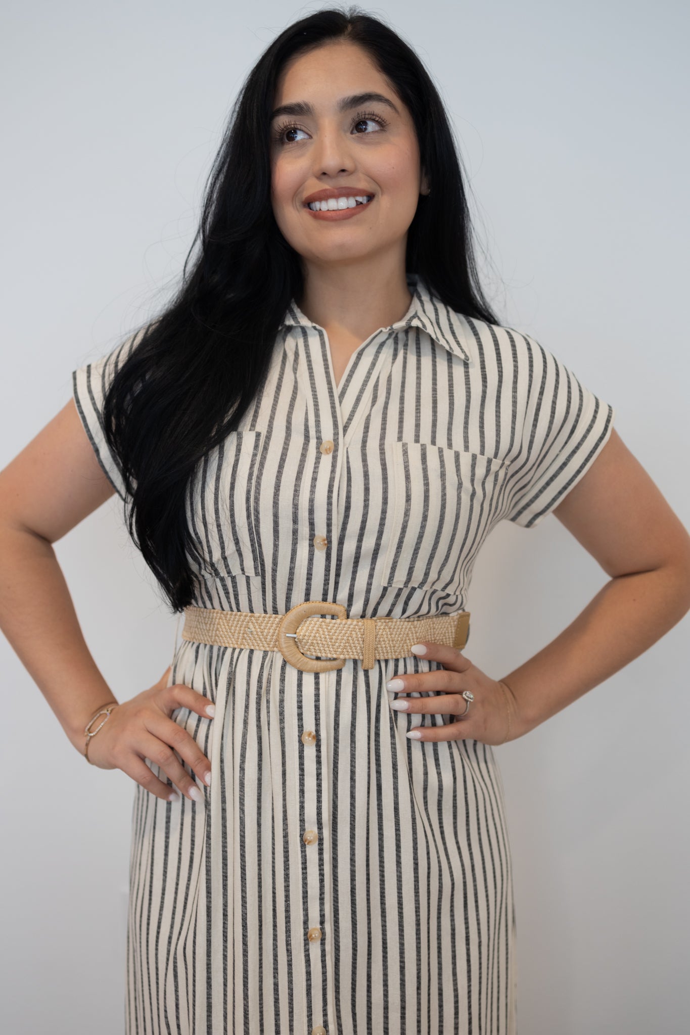 Larissa Black Midi Dress