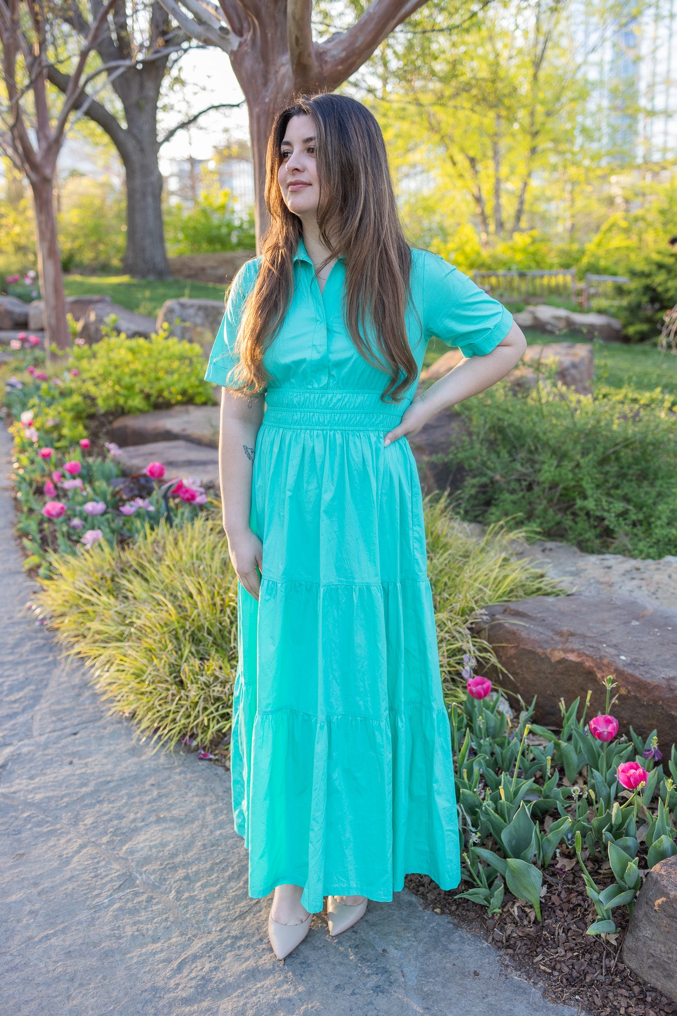 Tessie Soft Jade Maxi Dress