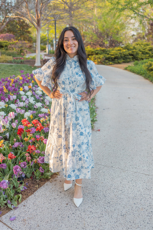 Isn't Lovely Floral Midi Dress