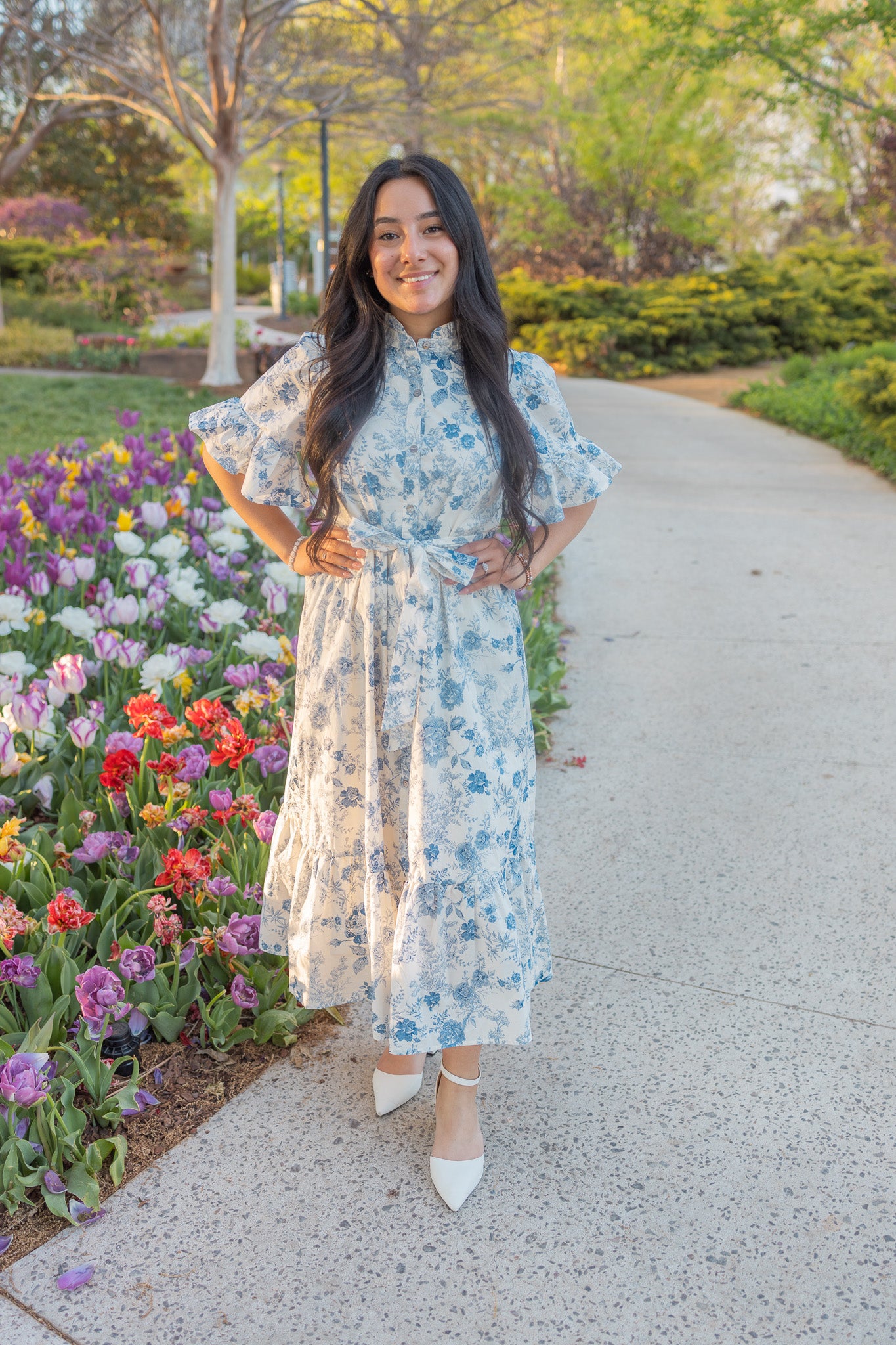 Isn't Lovely Floral Midi Dress