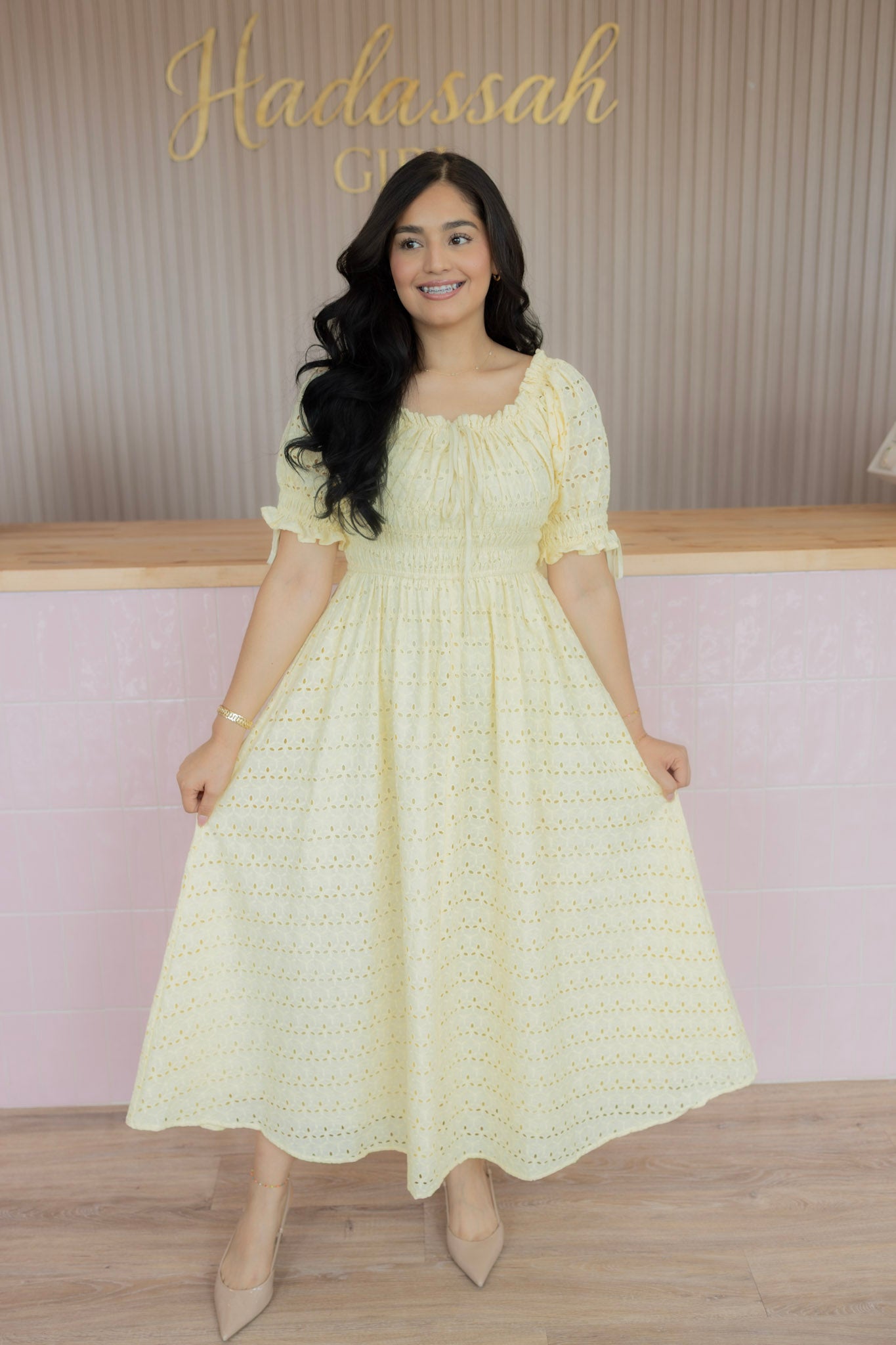 Marigold  yellow Grace Dress