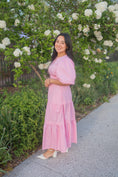 Load image into Gallery viewer, Mellanie Pink Midi Dress
