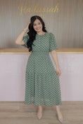 Load image into Gallery viewer, Ella olive midi dress
