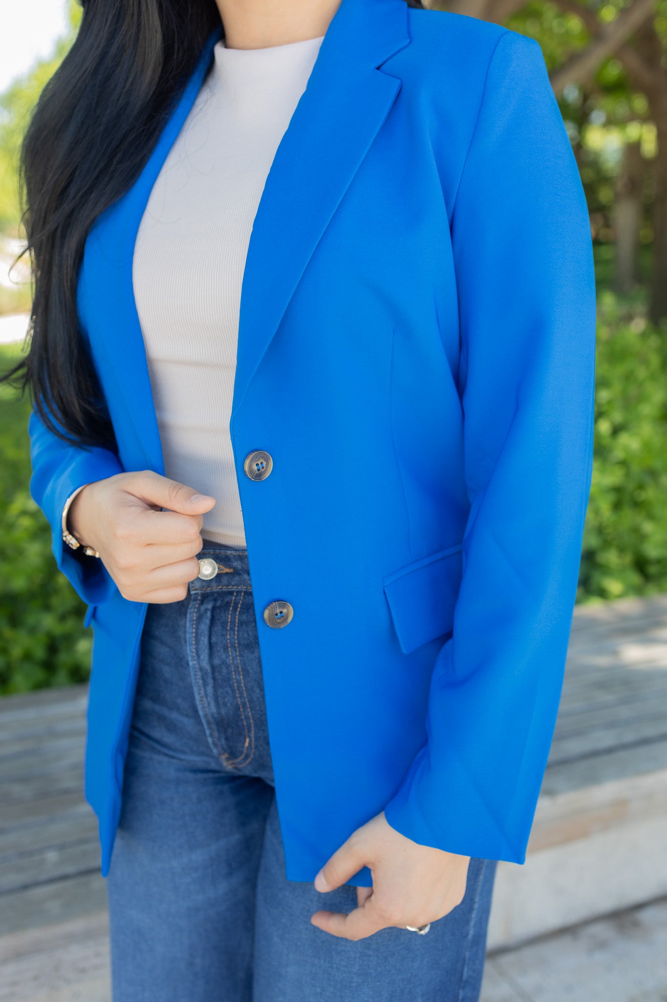 Elsa Azure Blazer