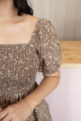 Load image into Gallery viewer, Brianna latte garden dress

