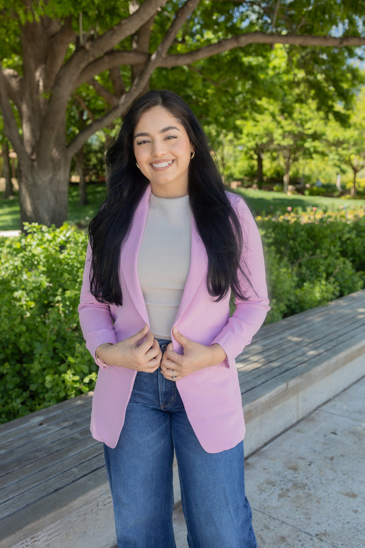 Adela Pink Blazer