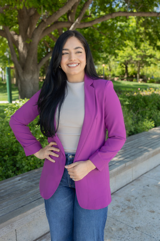 Adela Violet Blazer