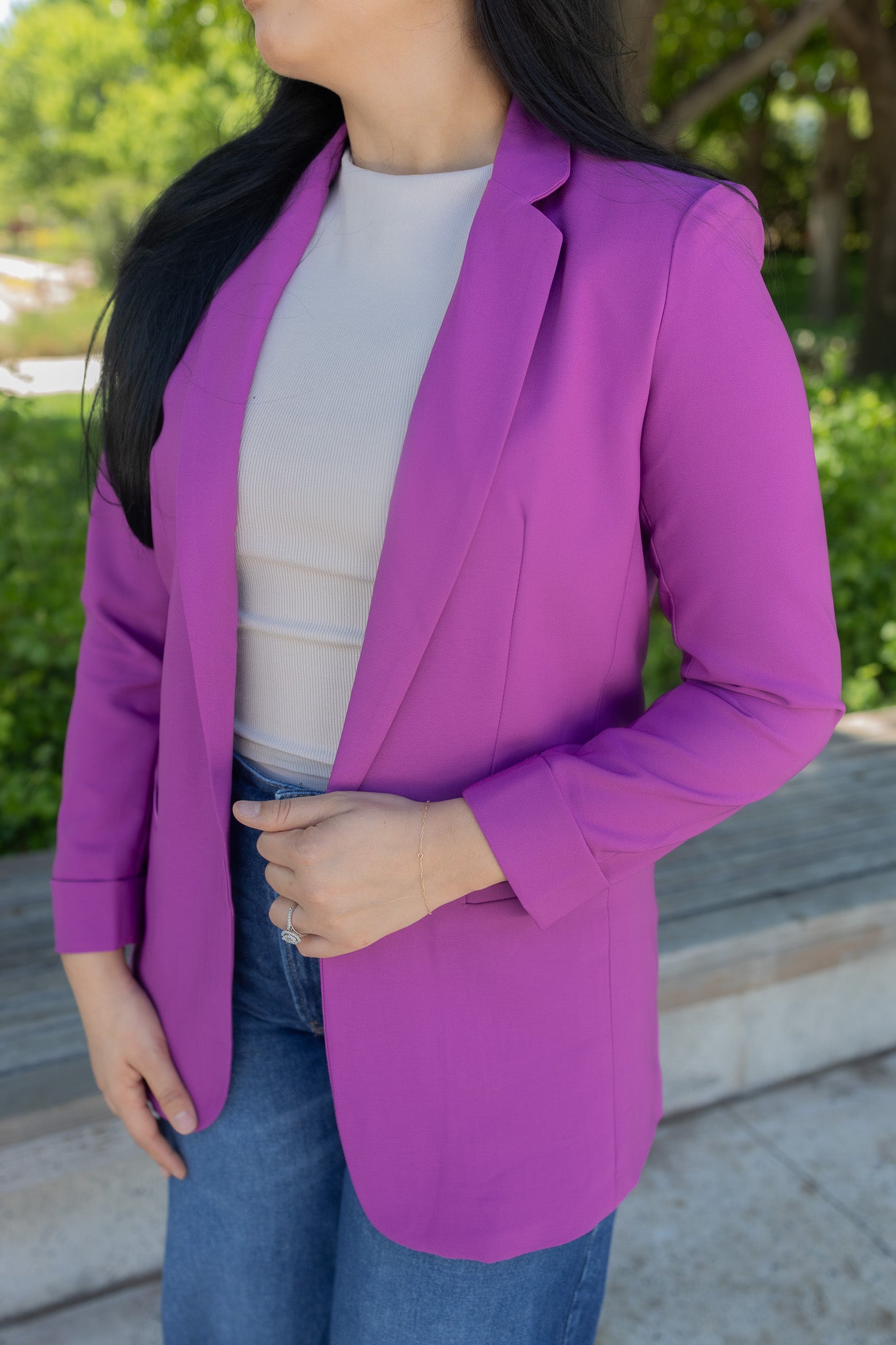 Adela Violet Blazer