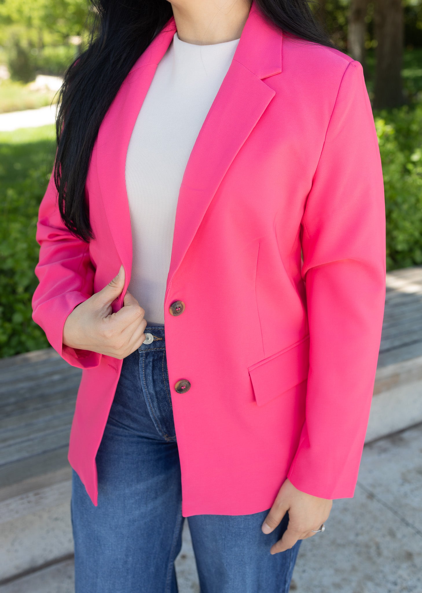 Elsa Fushia Blazer