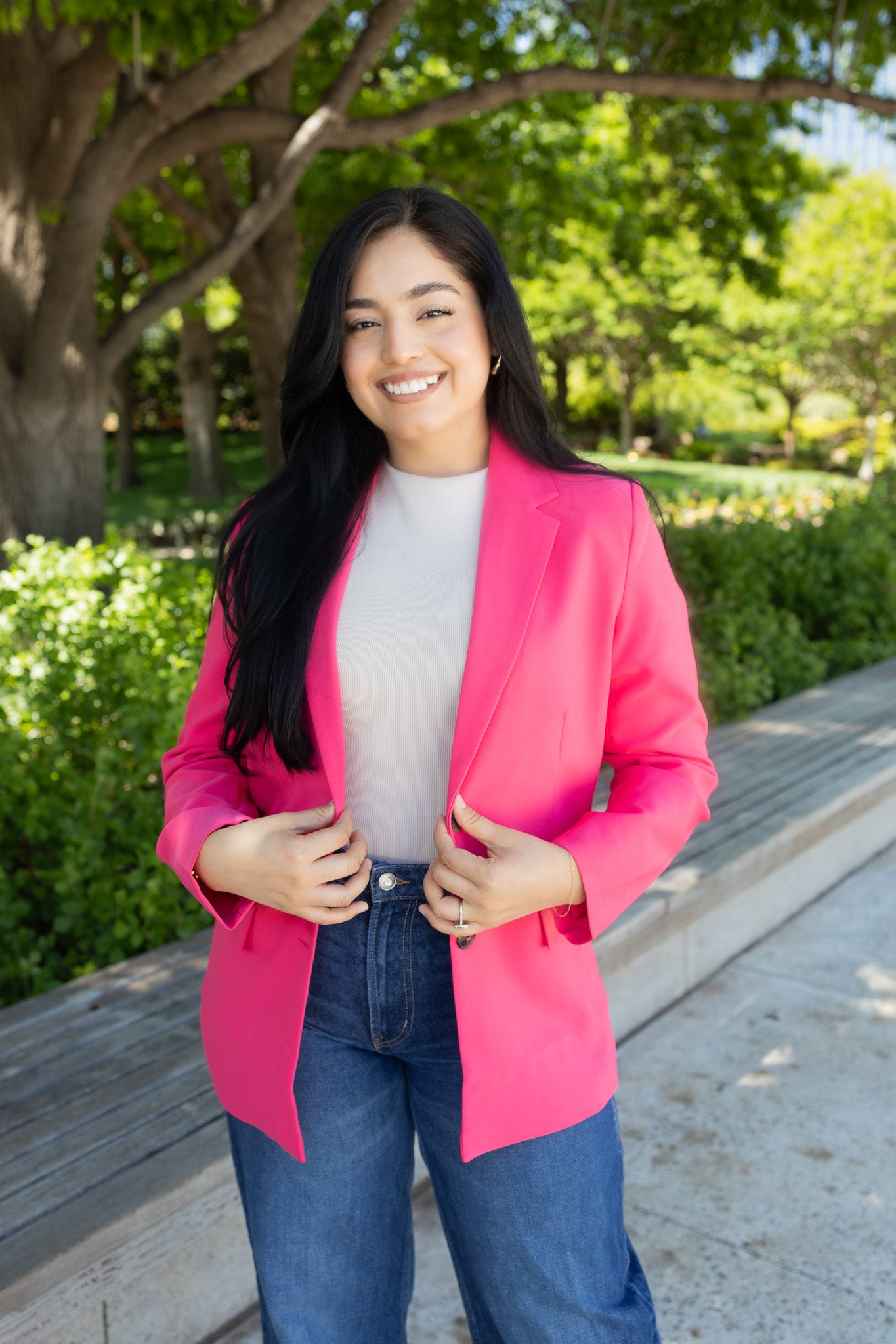Elsa Fushia Blazer
