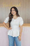Load image into Gallery viewer, Arielle cream blouse
