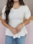 Load image into Gallery viewer, Arielle cream blouse
