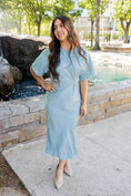 Load image into Gallery viewer, Lily Blue Midi Dress
