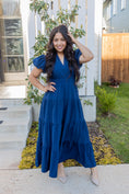 Load image into Gallery viewer, Danna Navy Maxi Dress
