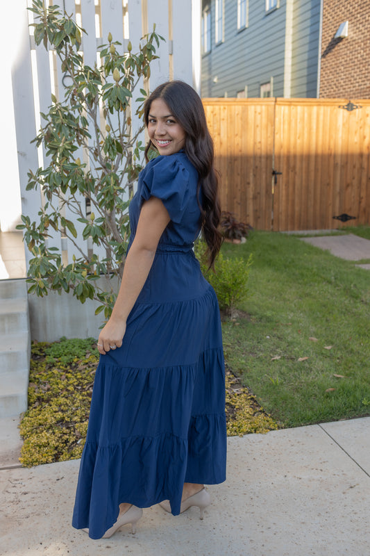 Danna Navy Maxi Dress