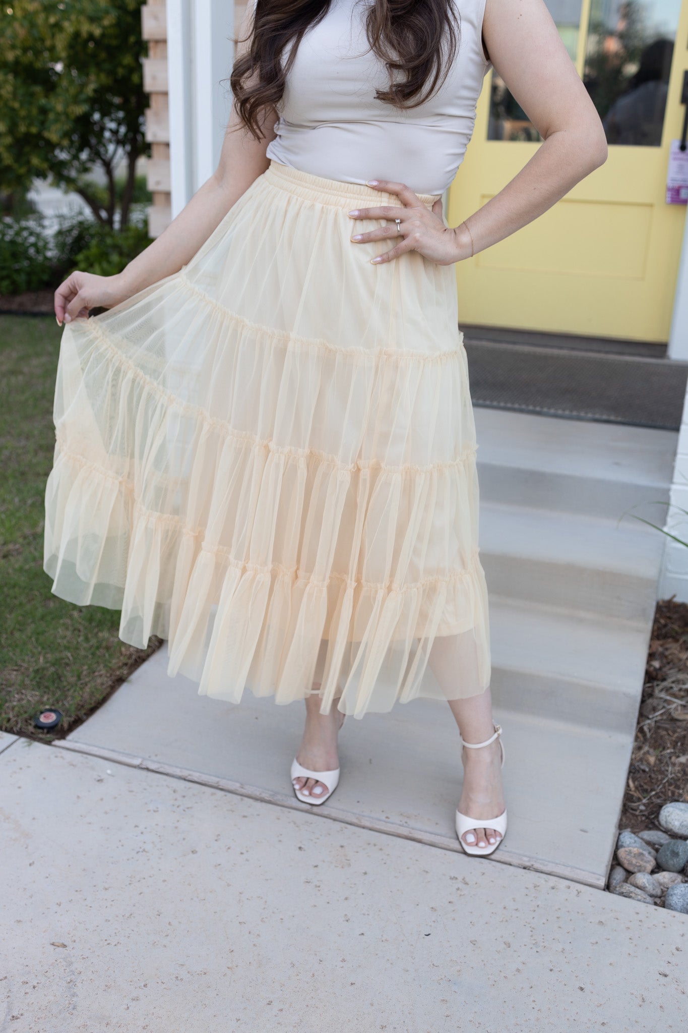Alyssa Yellow Skirt
