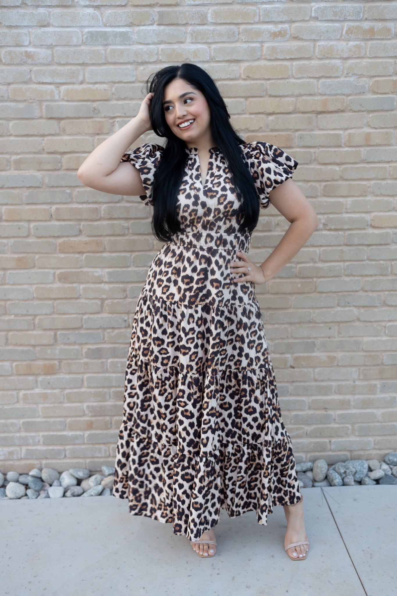 Danna Leopard Maxi Dress