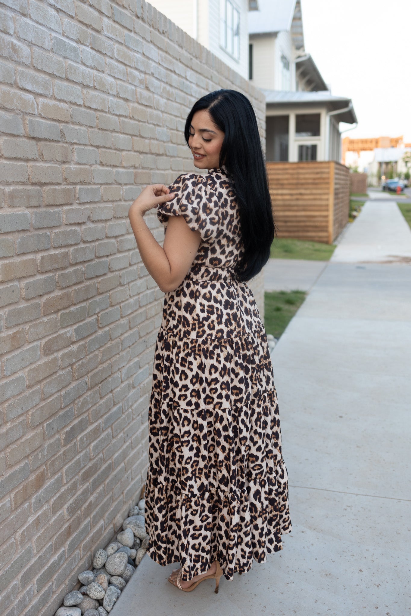 Danna Leopard Maxi Dress