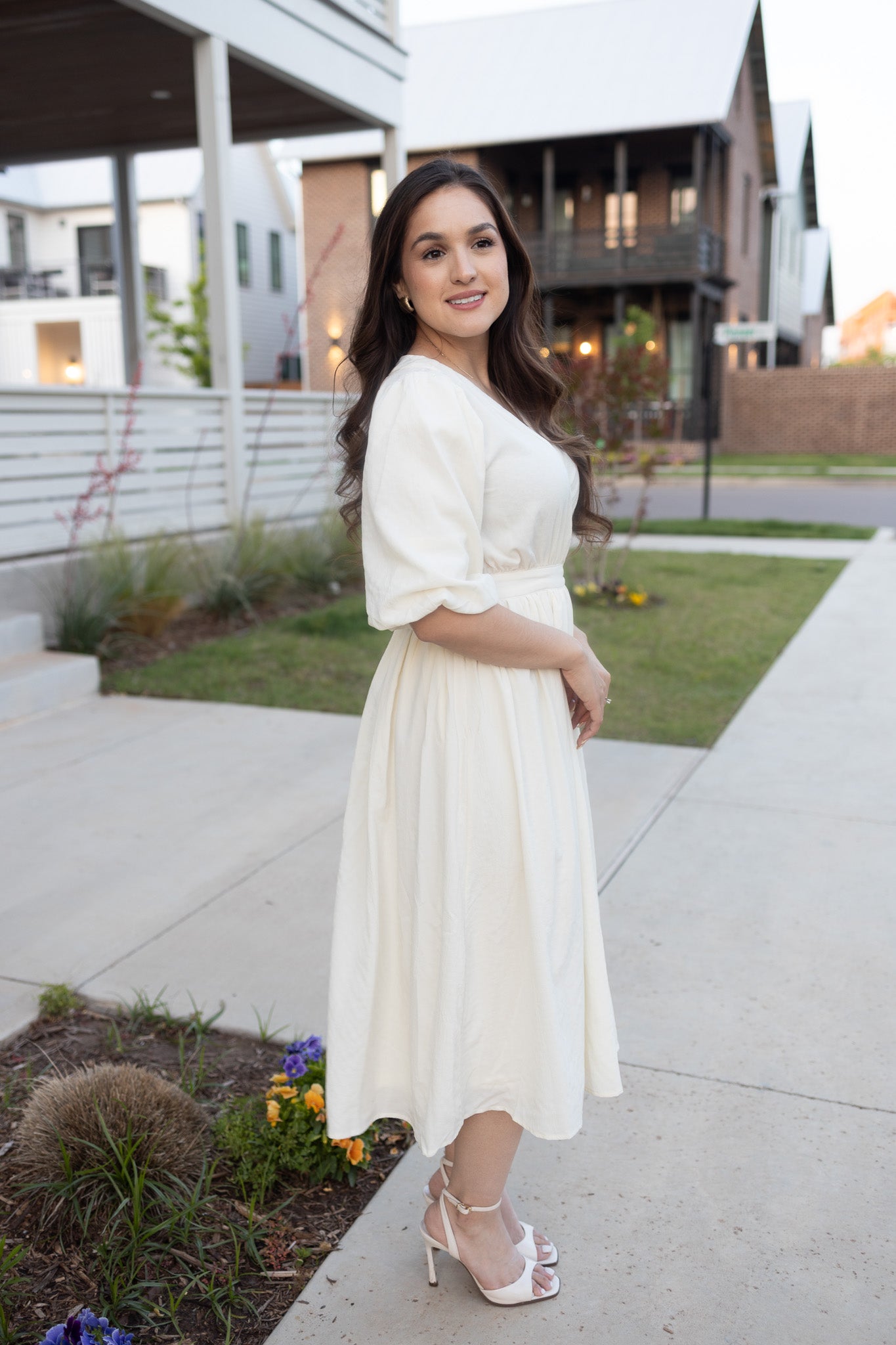 Alice Ivory Midi Dress