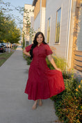 Load image into Gallery viewer, Lenore Red Maxi Dress
