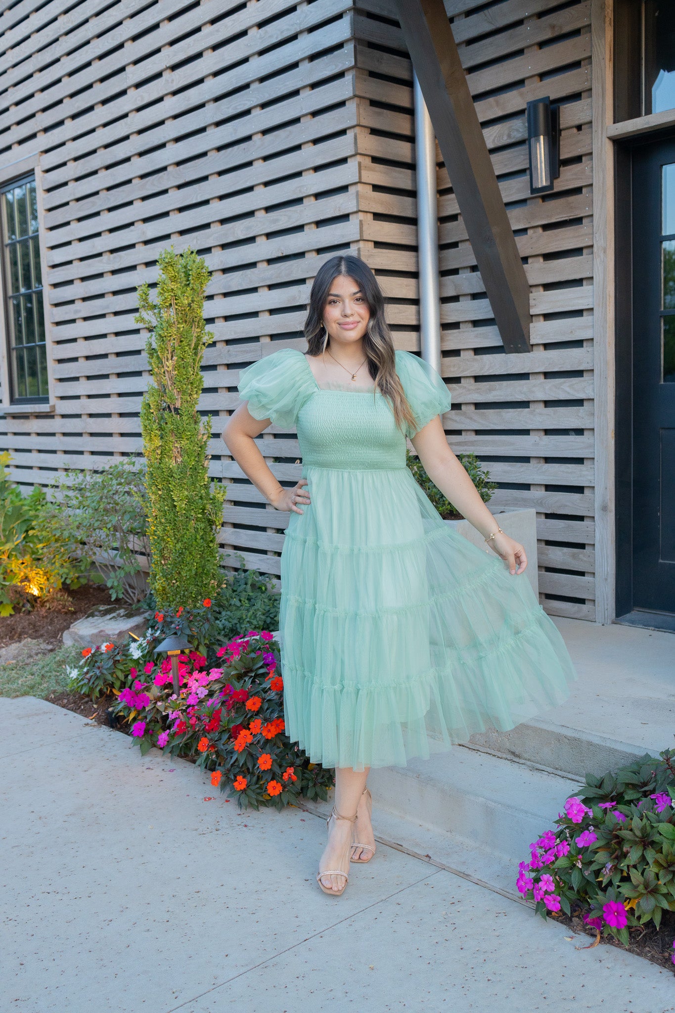Callie Mint Maxi Dress