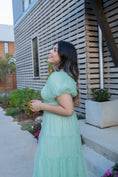 Load image into Gallery viewer, Callie Mint Maxi Dress
