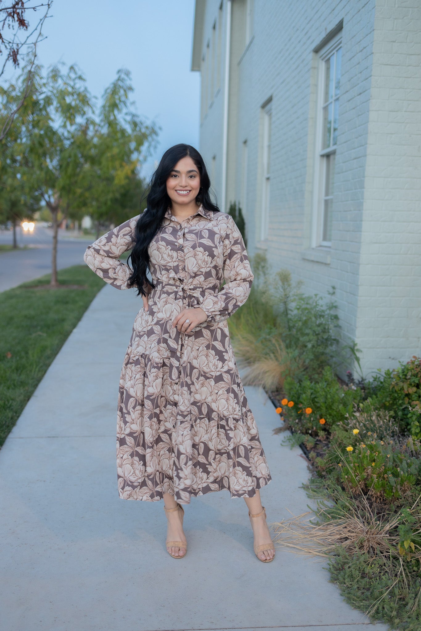 Cinnamon Maxi Dress - Small / Mocha Brown Cinnamon Maxi Dress - Small / Mocha Brown