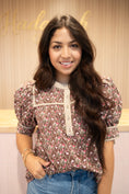 Load image into Gallery viewer, Karla Brown Blouse
