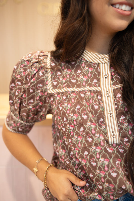 Karla Brown Blouse