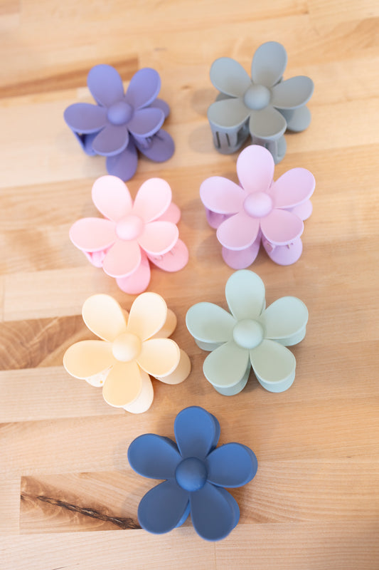 Flower Hair Claw Clip