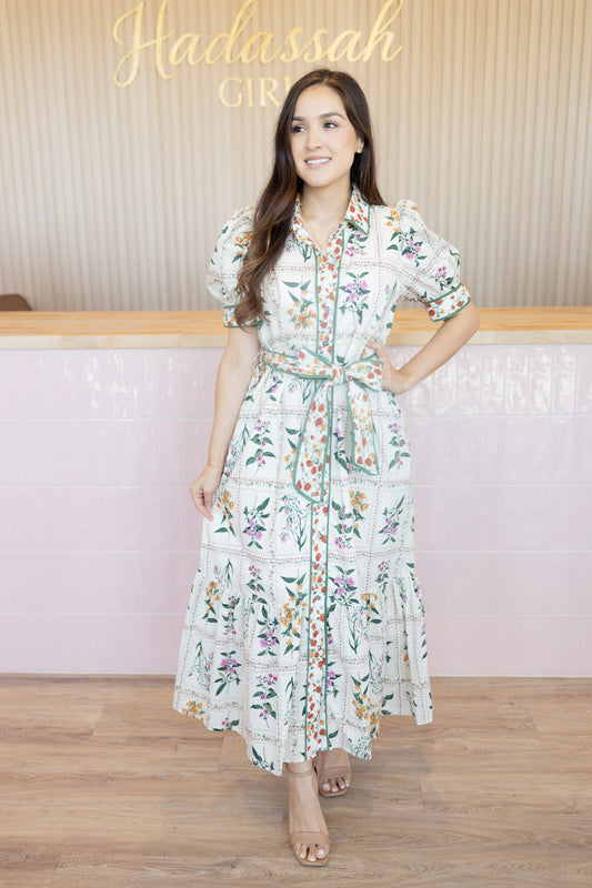 Saray Floral Maxi Dress