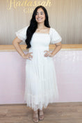 Load image into Gallery viewer, Carline Cream Midi Dress
