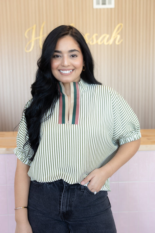 Belenn Olive Blouse