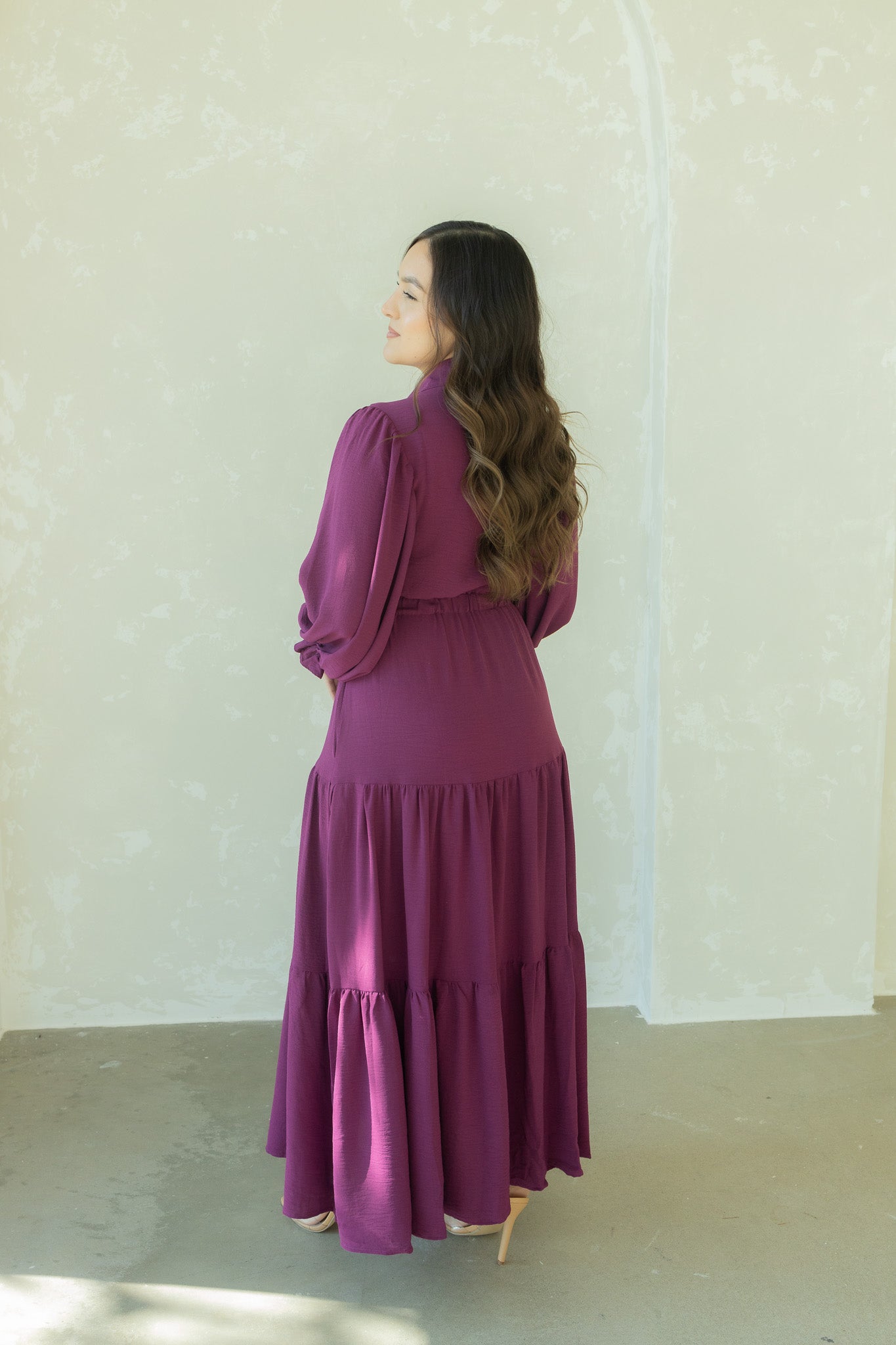 Alexa Purple Maxi Dress