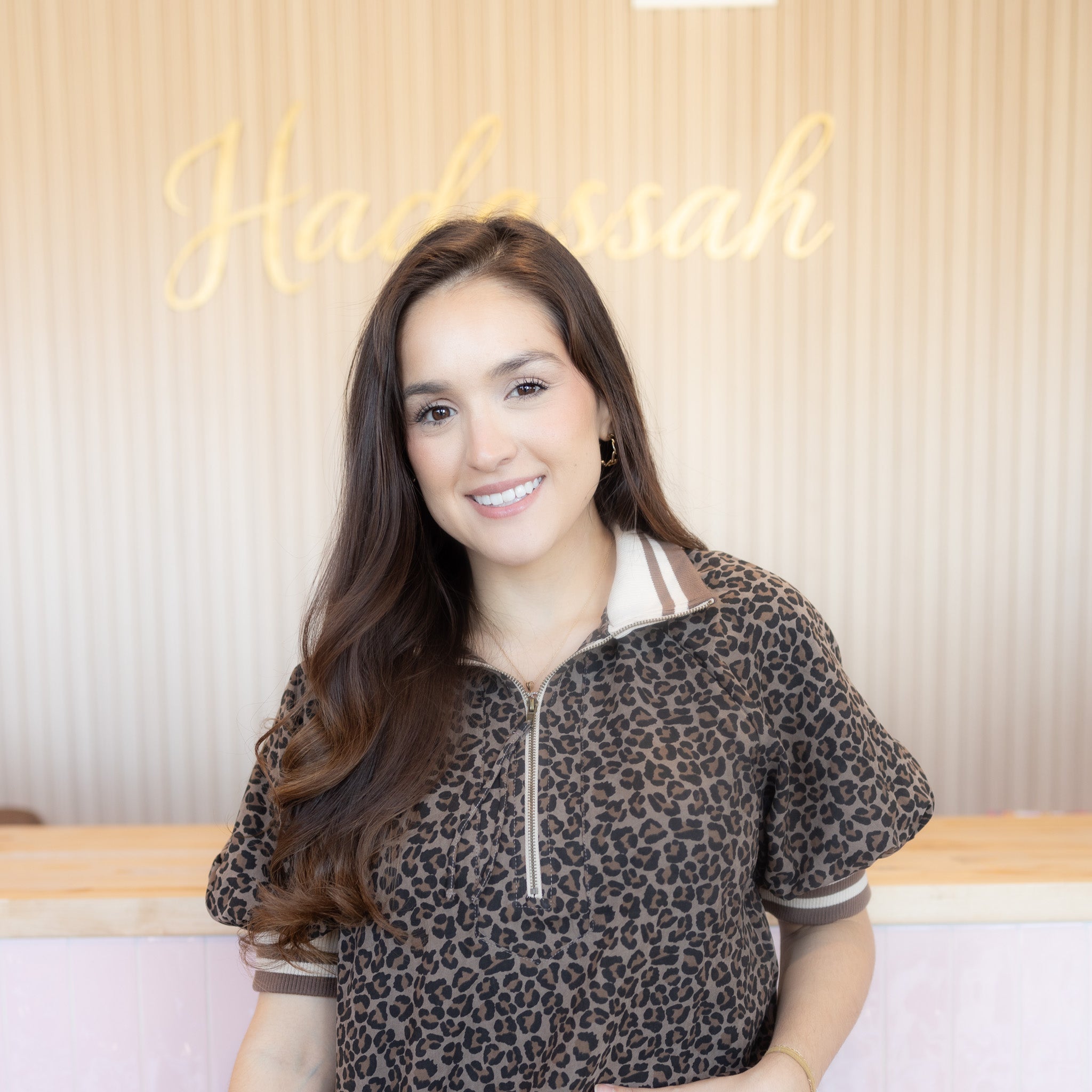 Jayla Leopard Blouse