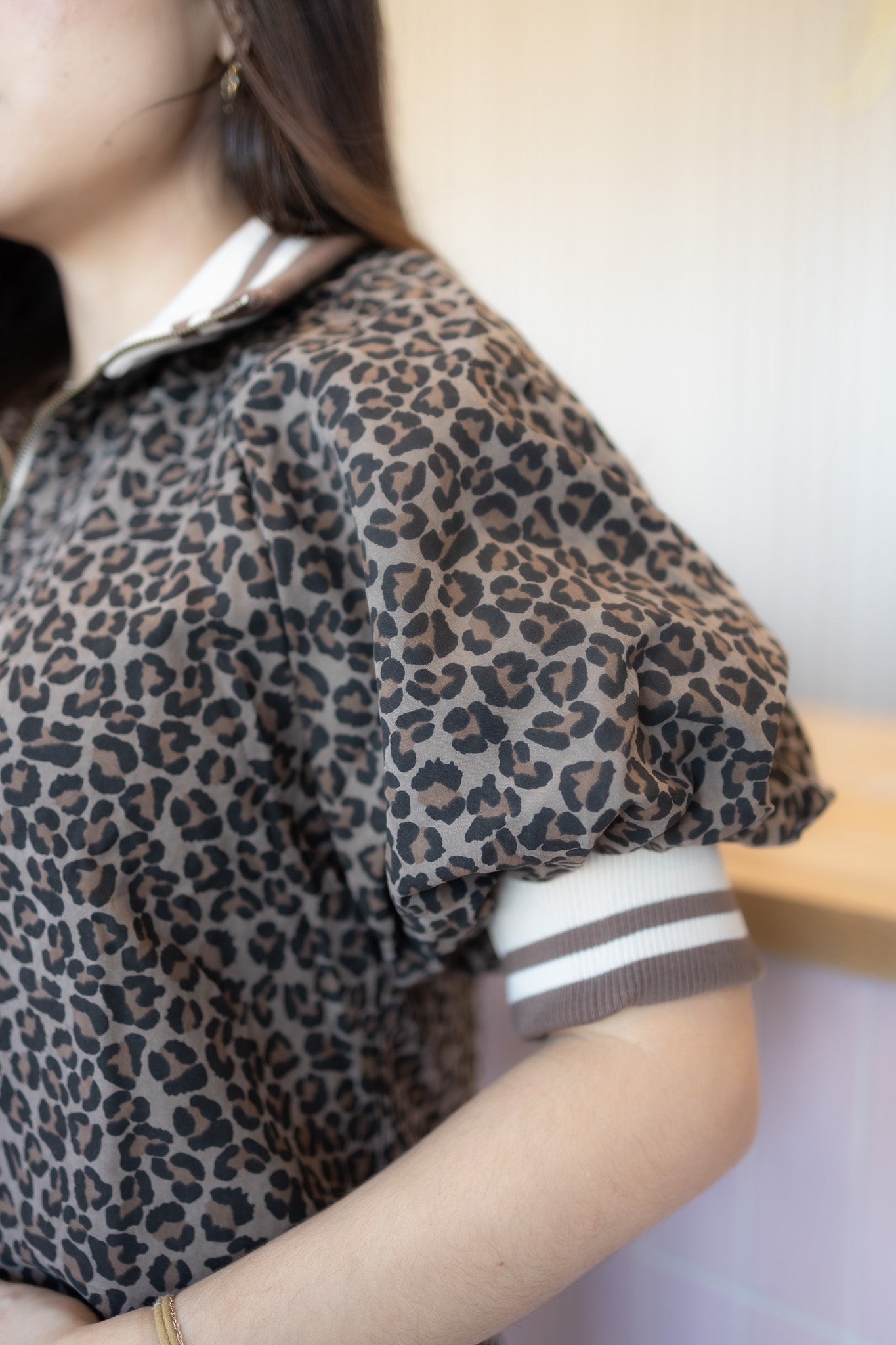 Jayla Leopard Blouse