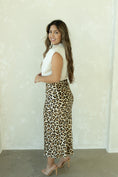 Load image into Gallery viewer, Izzy Cream Cheetah Skirt
