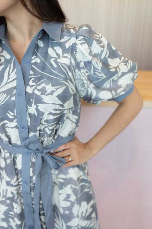Aitana Grey Midi Dress