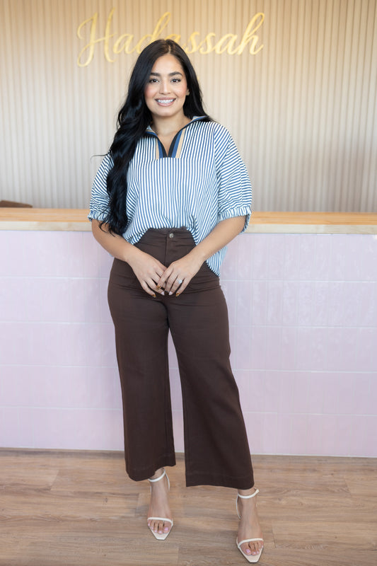 Belenn  Navy Blouse