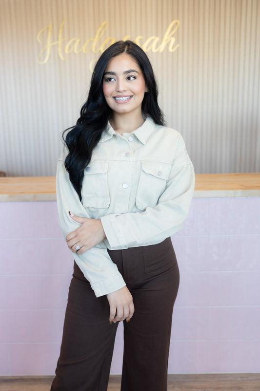 Azariah Cream Jacket