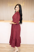 Load image into Gallery viewer, Ellie Wine Dress
