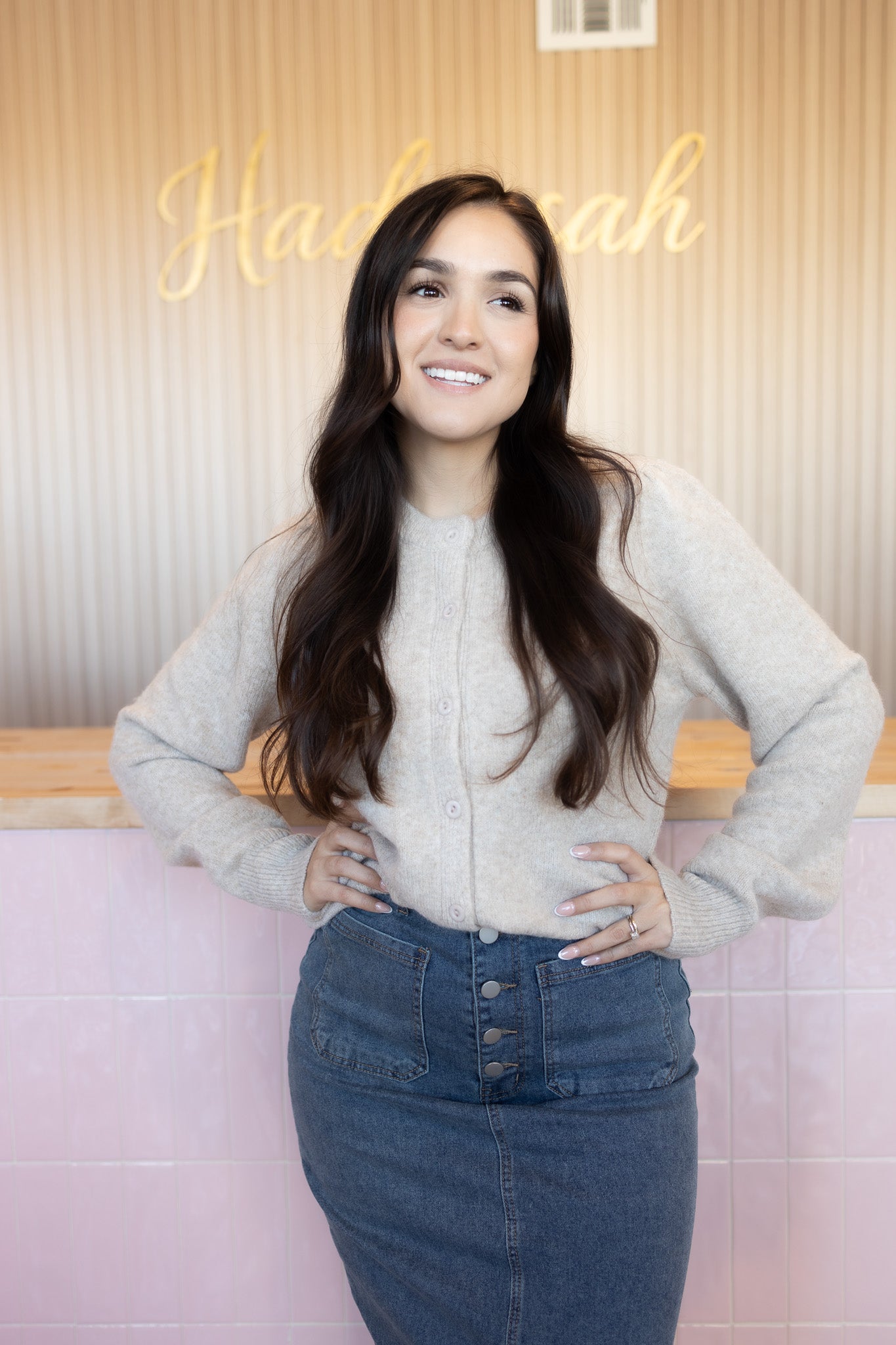 Thaily Taupe Cardigan