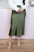 Load image into Gallery viewer, Sabrina Olive Skirt

