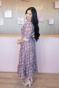 Load image into Gallery viewer, Madelyn Muave Midi Dress
