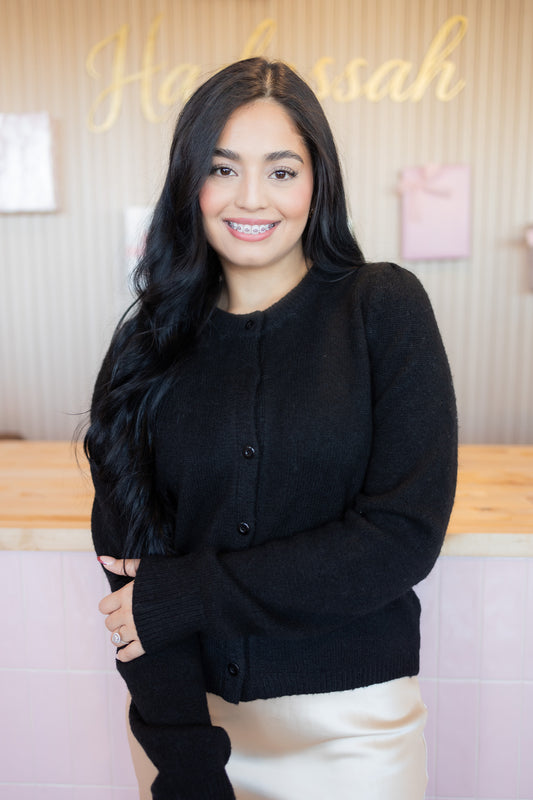 Thaily Black Cardigan