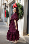Load image into Gallery viewer, PRE-ORDER Ximena Wine Midi Dress
