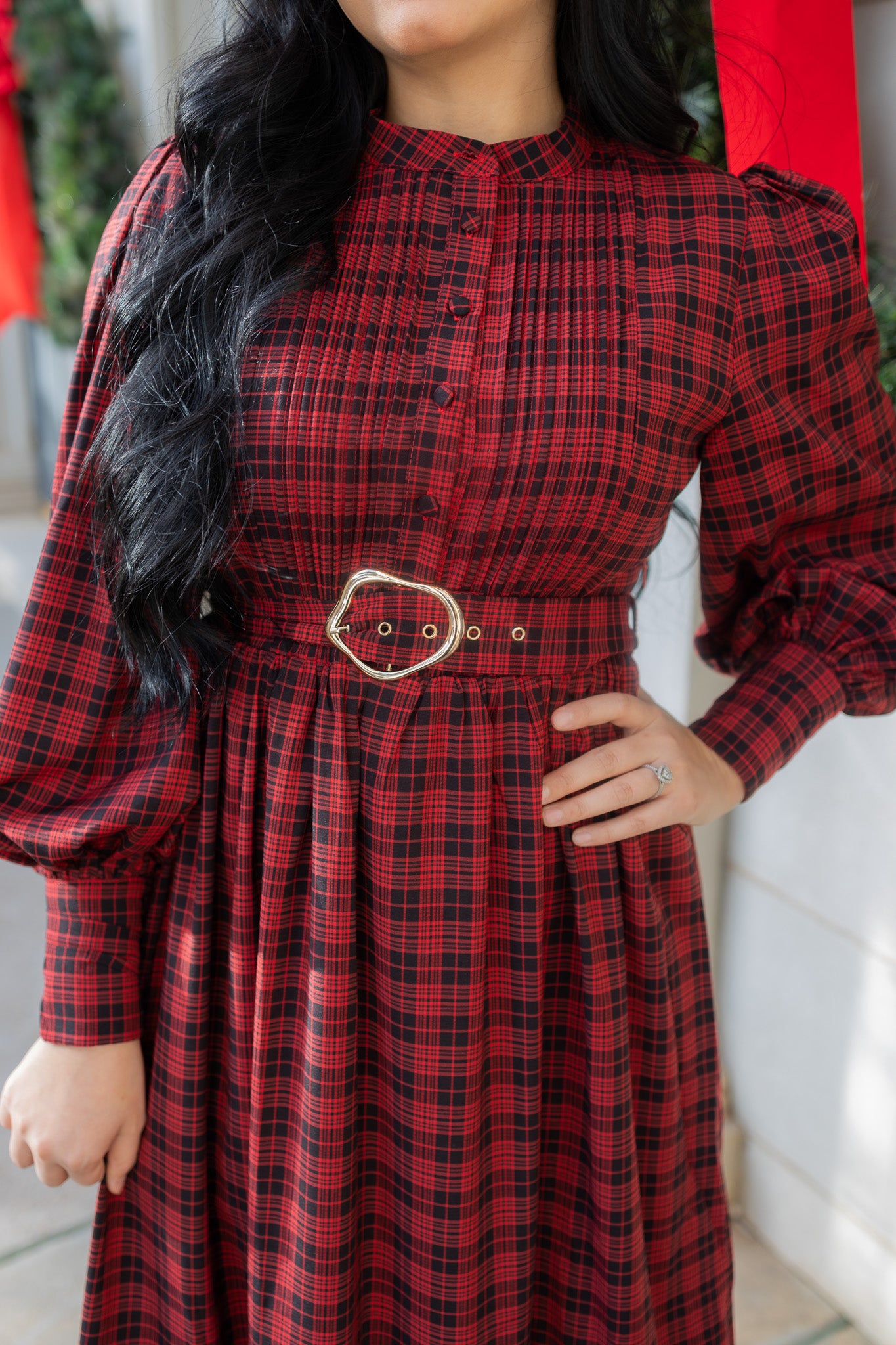 Noelle Red Maxi Dress