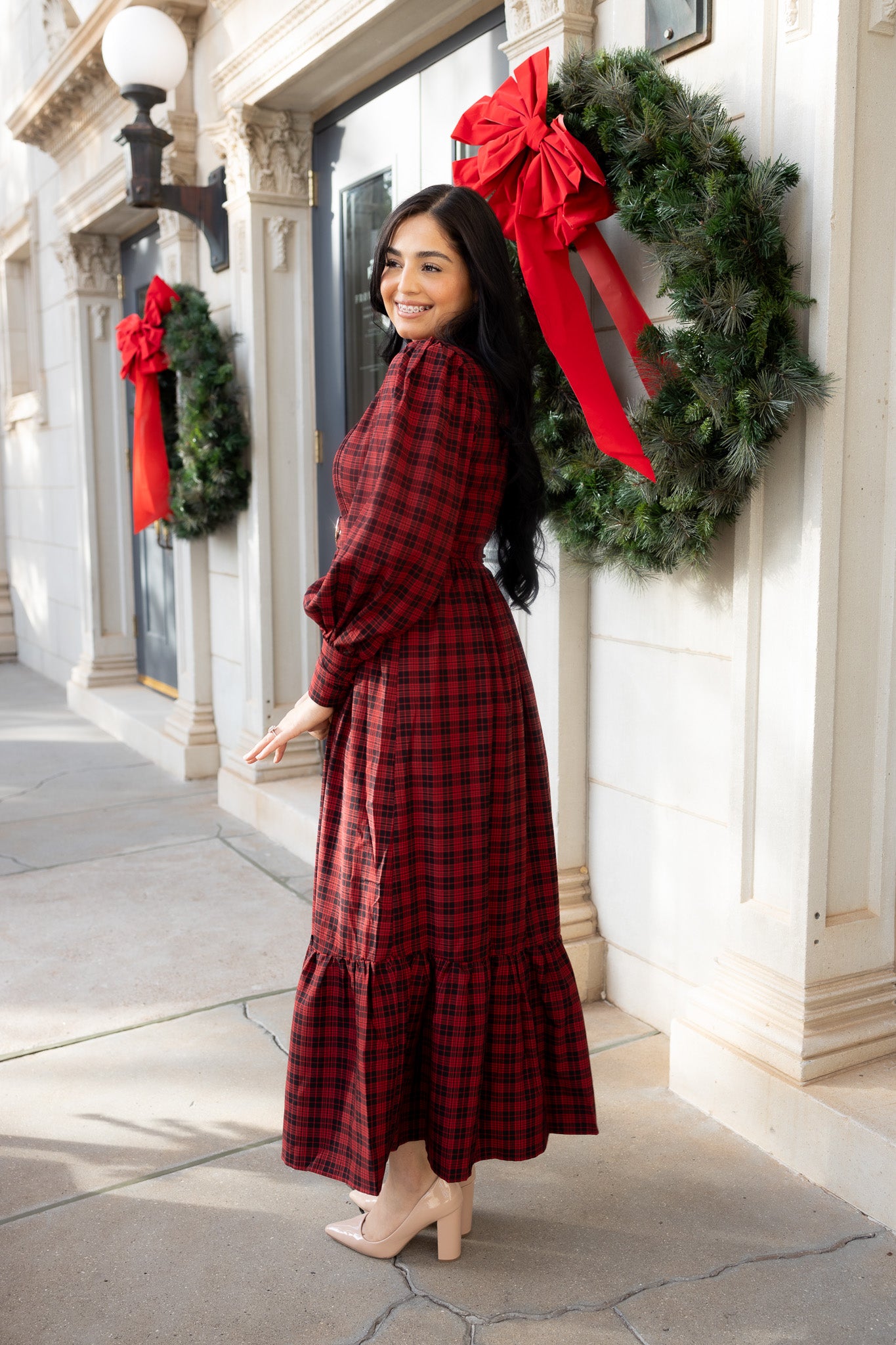 Noelle Red Maxi Dress